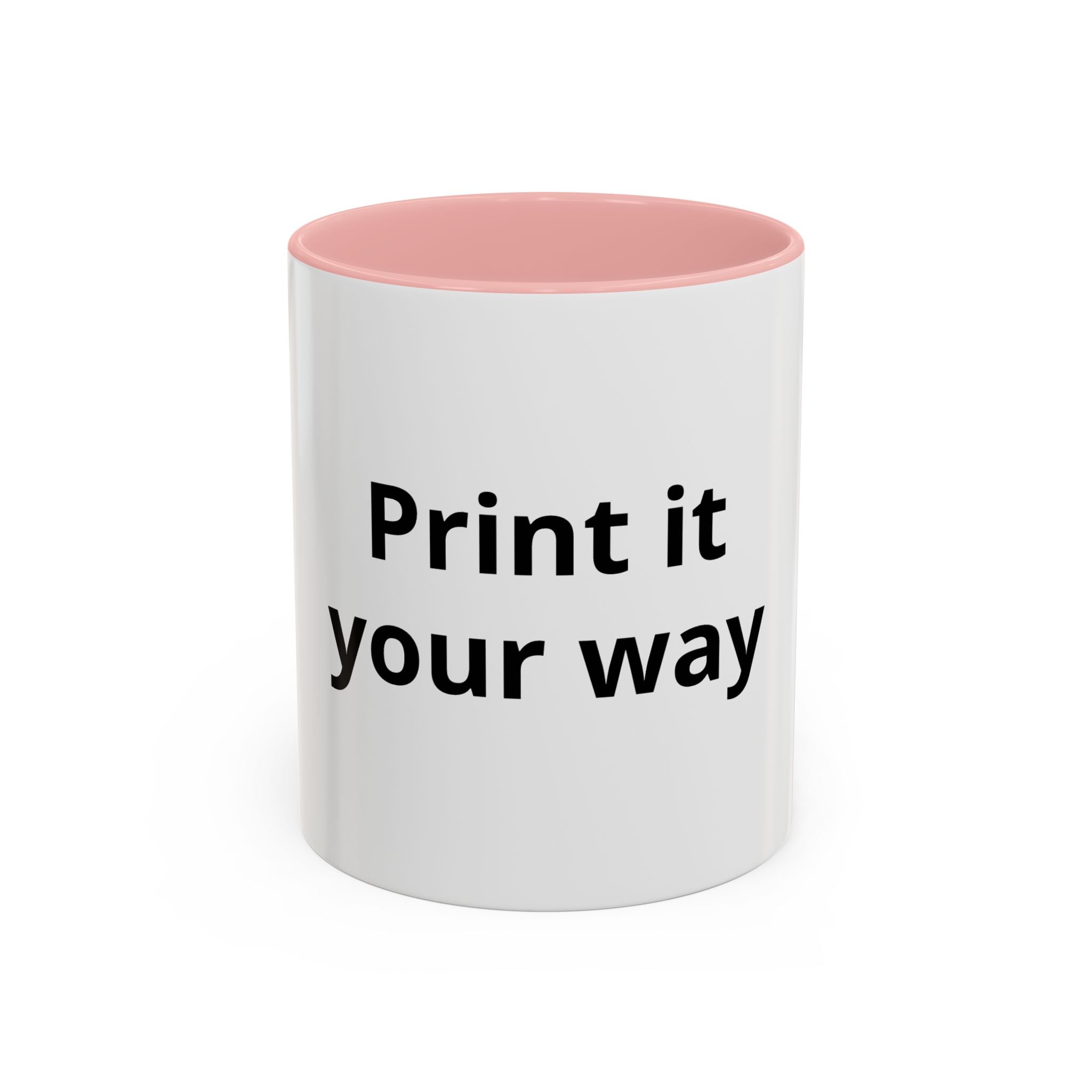 Custom Accent Coffee Mug - 11/15oz