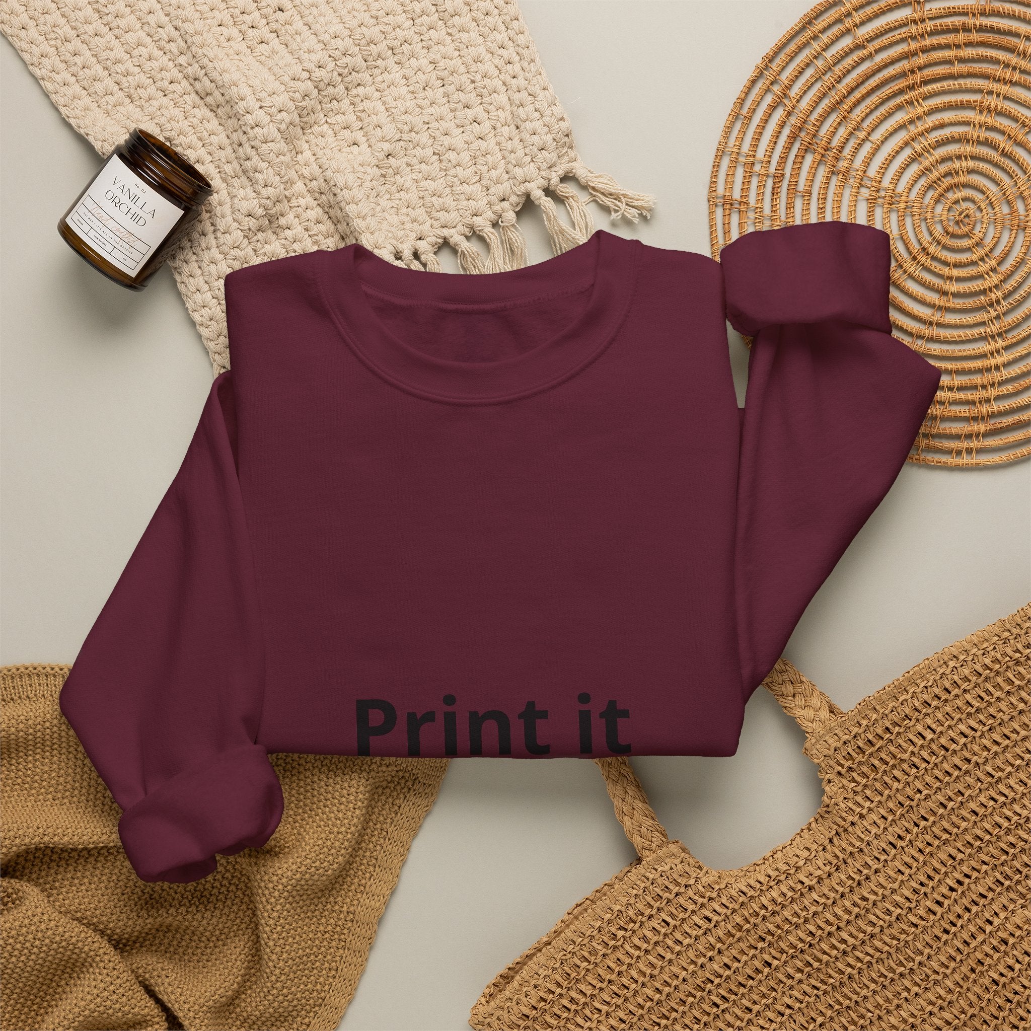 Customizable Crewneck Sweatshirt