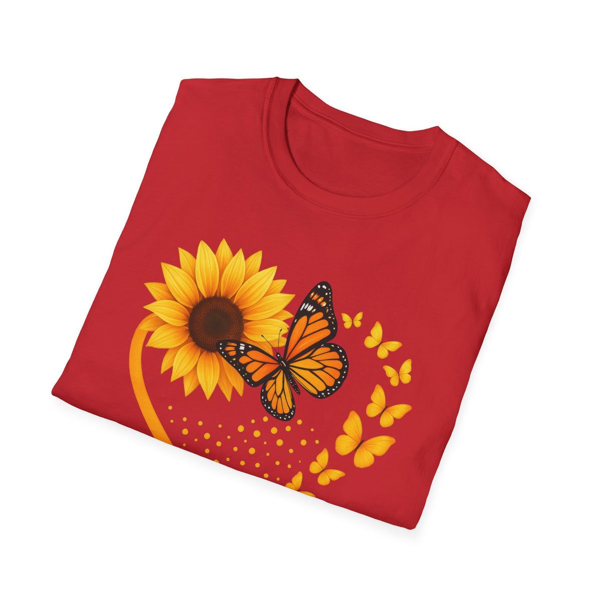 Sunflower T-Shirt — Heart Floral Nature Tee