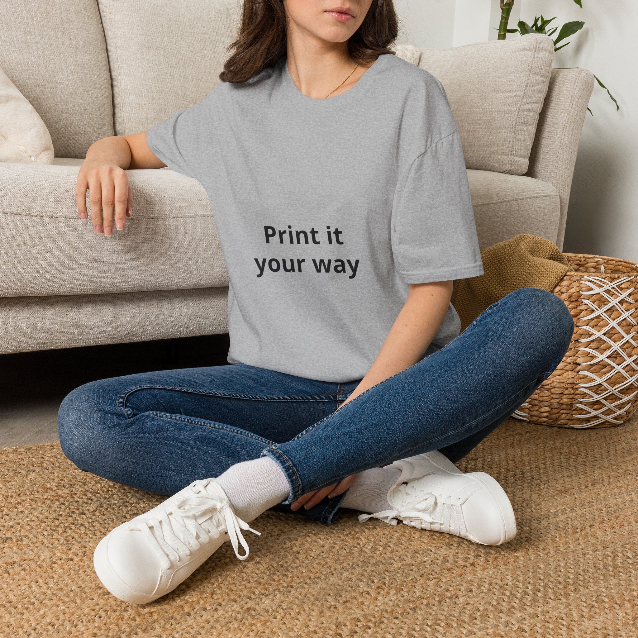 Custom Print T-Shirt — customizable Graphic Tee