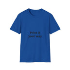 Custom Print T-Shirt — customizable Graphic Tee