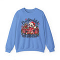 Overstimulated but still festive- Christmas Sweatshirt