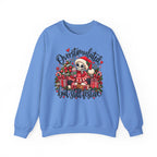 Overstimulated but still festive- Christmas Sweatshirt