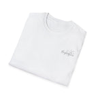 "Overstimulated But Still Festive" Holiday T-Shirt (Back)