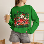 Overstimulated but still festive- Christmas Sweatshirt