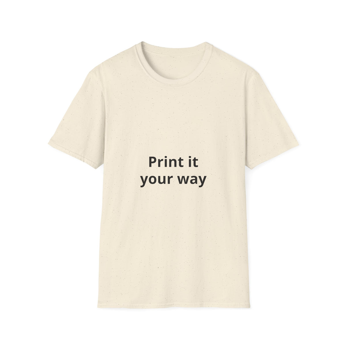 Custom Print T-Shirt — customizable Graphic Tee