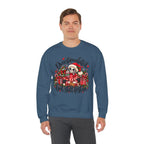 Overstimulated but still festive- Christmas Sweatshirt