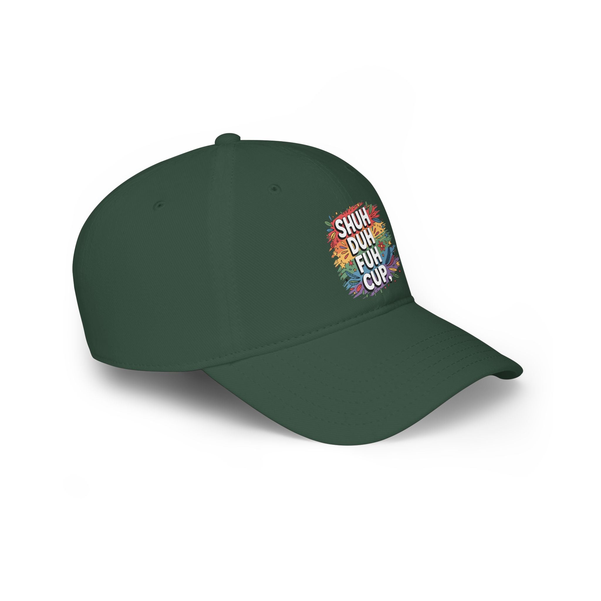 Shuh Duh Fuh Cup Baseball Cap — Funny Colorful Dad Joke Hat