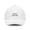 Custom "Print It Your Way" Embroidered Baseball Cap