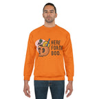 Halloween Pumpkin 'Here for the Boos' Sweatshirt