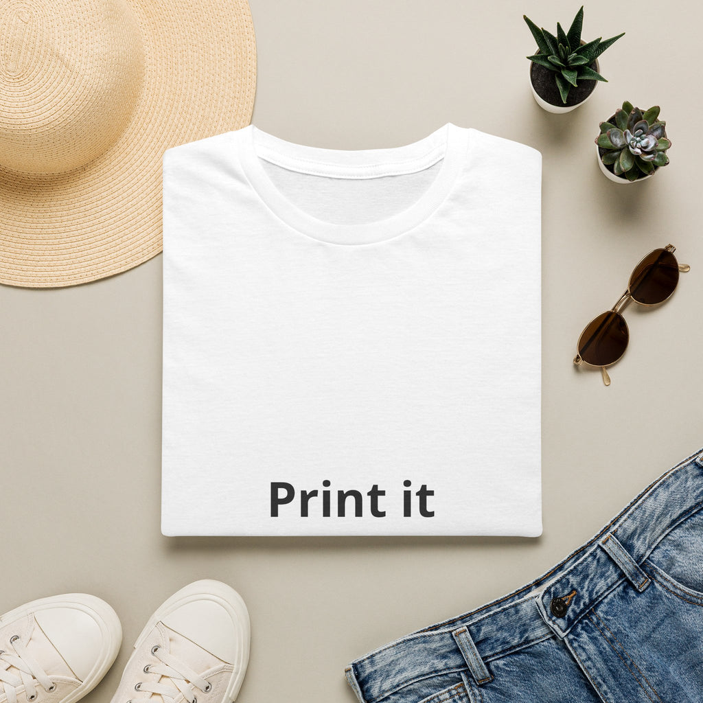 Custom Print T-Shirt — customizable Graphic Tee