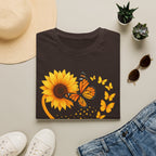 Sunflower T-Shirt — Heart Floral Nature Tee