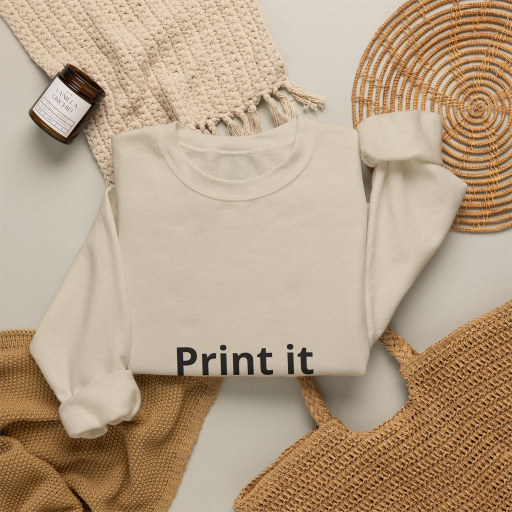 Customizable Crewneck Sweatshirt