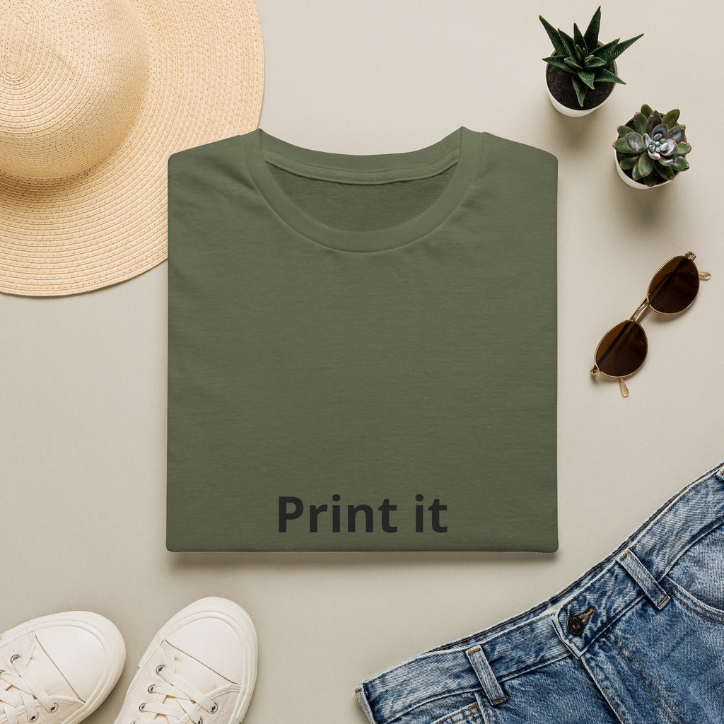 Custom Print T-Shirt — customizable Graphic Tee