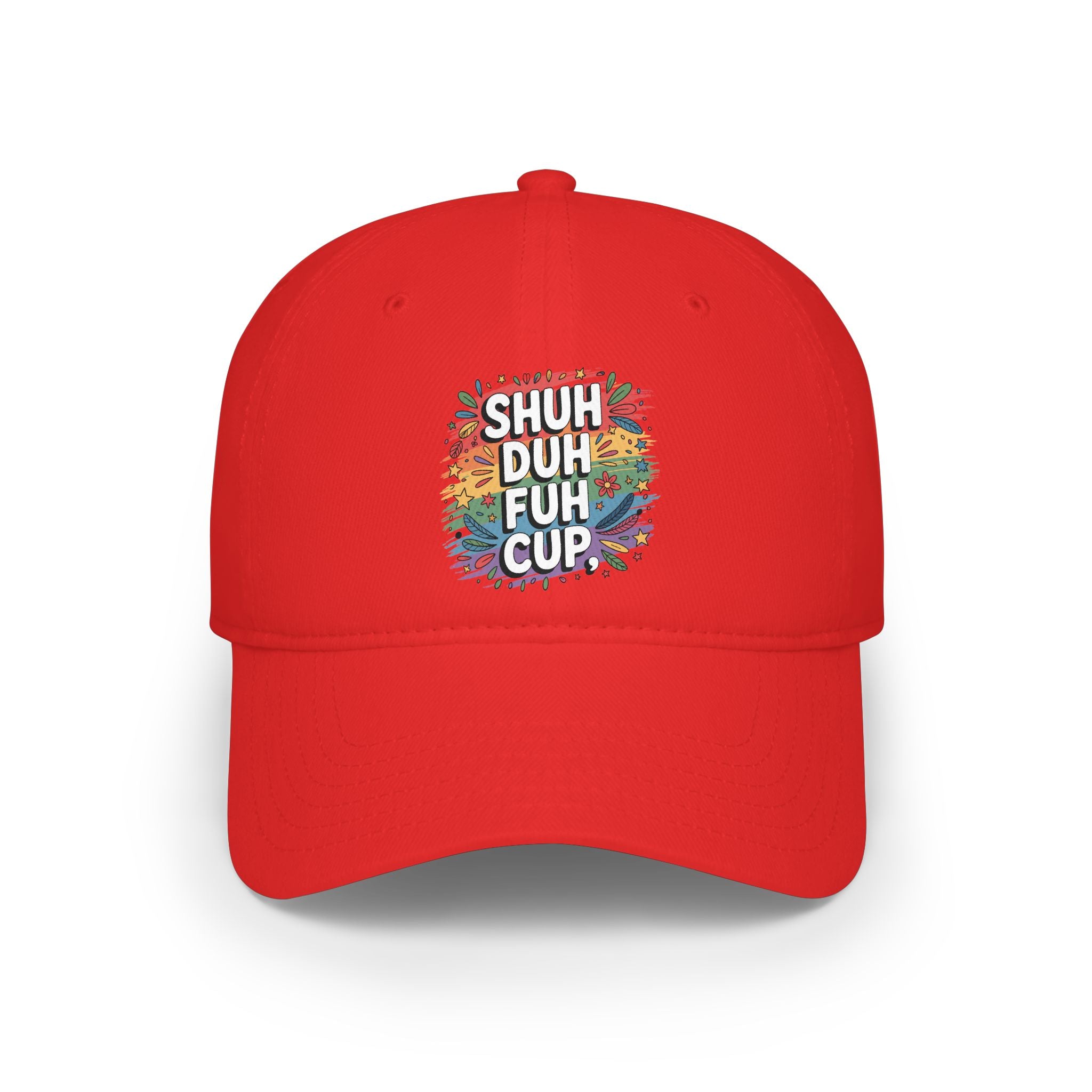 Shuh Duh Fuh Cup Baseball Cap — Funny Colorful Dad Joke Hat