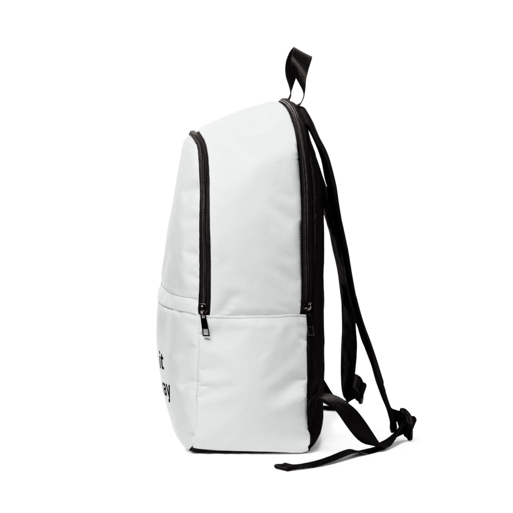 Customizable Fabric Backpack — "Print it your way" Front Pocket Design