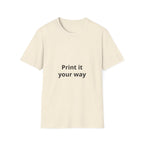 Custom Print T-Shirt — customizable Graphic Tee
