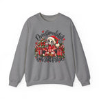 Overstimulated but still festive- Christmas Sweatshirt