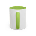 Custom Accent Coffee Mug - 11/15oz
