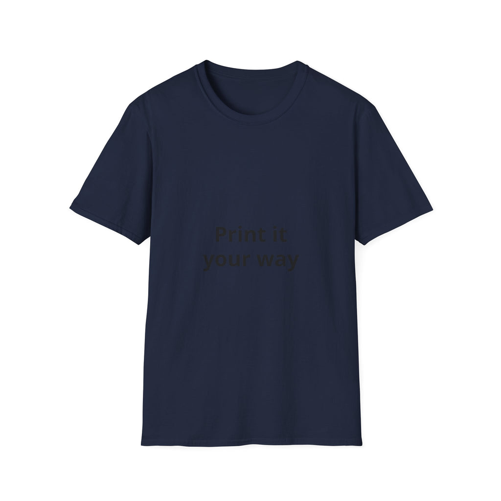 Custom Print T-Shirt — customizable Graphic Tee