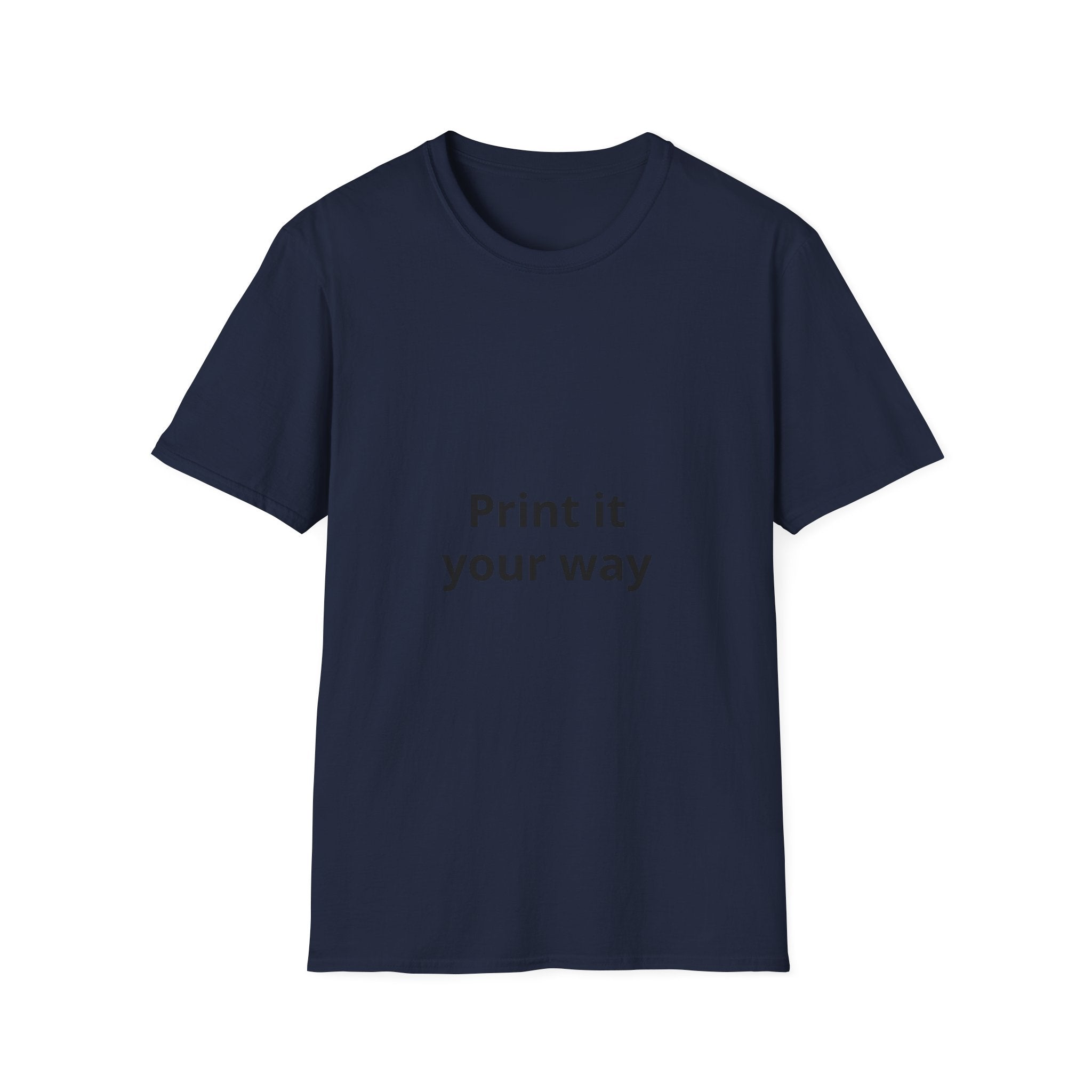 Custom Print T-Shirt — customizable Graphic Tee