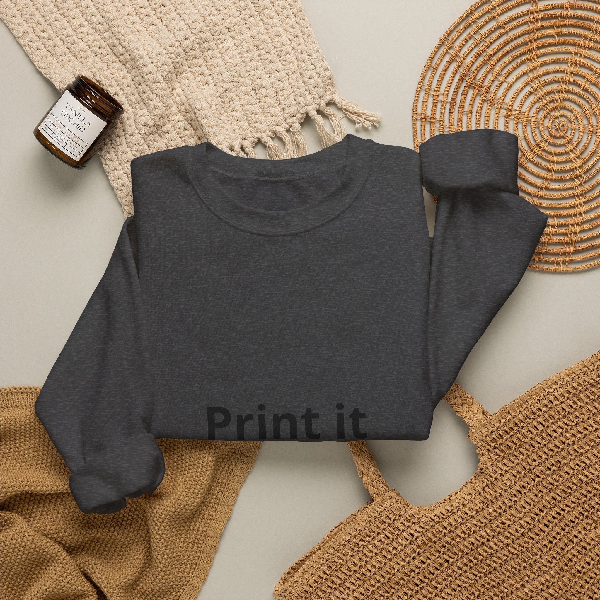 Customizable Crewneck Sweatshirt