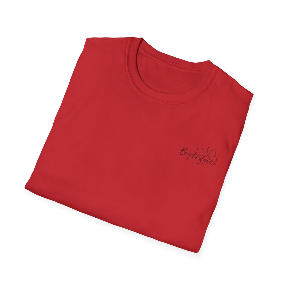 "Overstimulated But Still Festive" Holiday T-Shirt (Back)