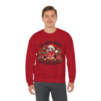 Overstimulated but still festive- Christmas Sweatshirt