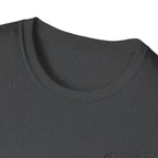 "Overstimulated But Still Festive" Holiday T-Shirt (Back)