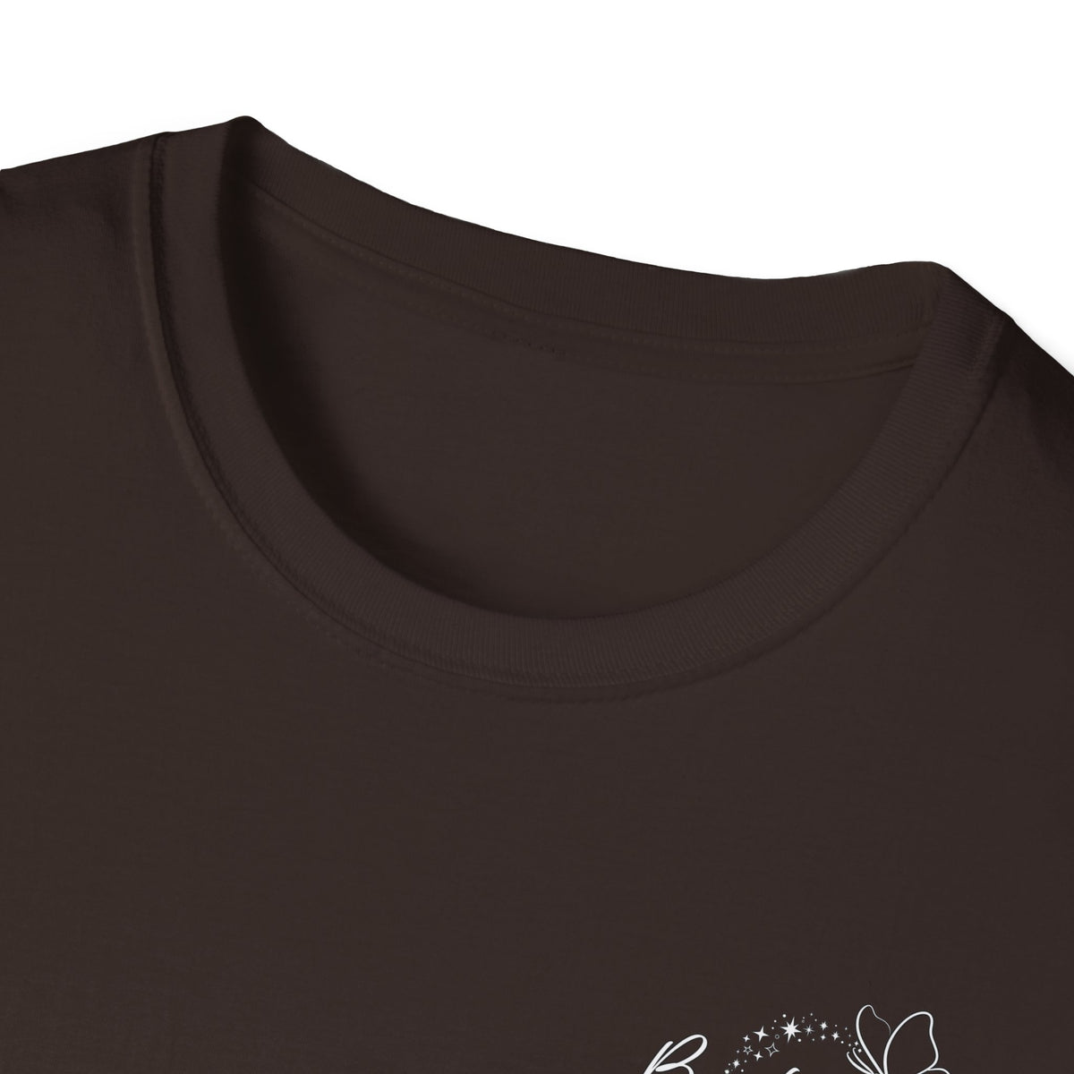 "Overstimulated But Still Festive" Holiday T-Shirt (Back)