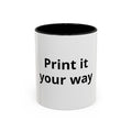 Custom Accent Coffee Mug - 11/15oz