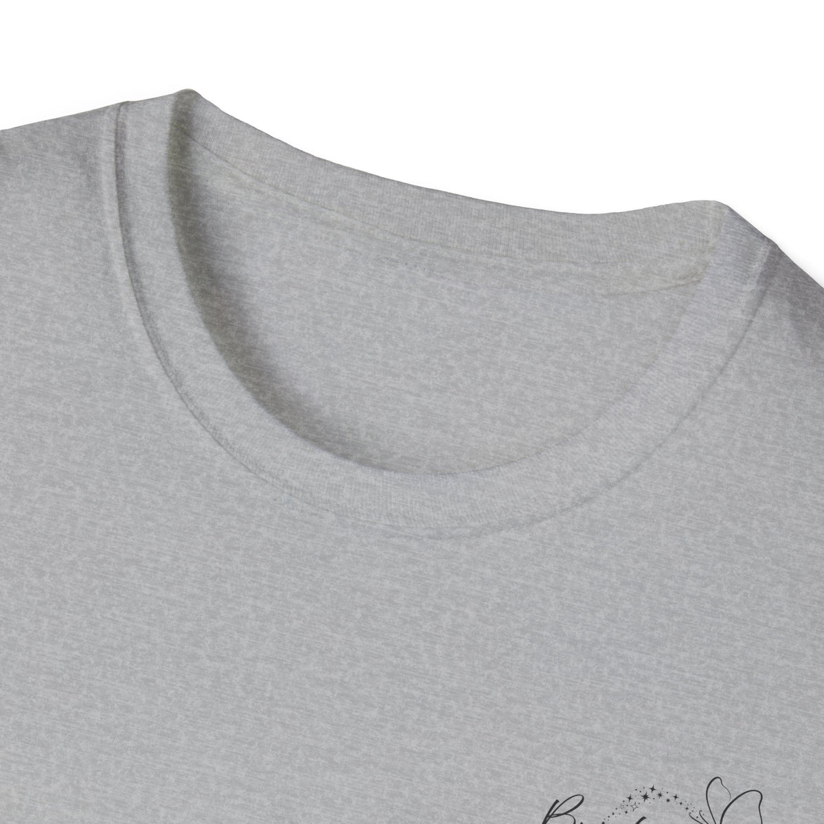 "Overstimulated But Still Festive" Holiday T-Shirt (Back)