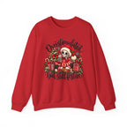 Overstimulated but still festive- Christmas Sweatshirt