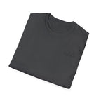 "Overstimulated But Still Festive" Holiday T-Shirt (Back)