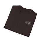 "Overstimulated But Still Festive" Holiday T-Shirt (Back)
