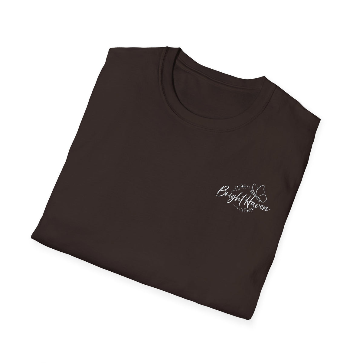 "Overstimulated But Still Festive" Holiday T-Shirt (Back)