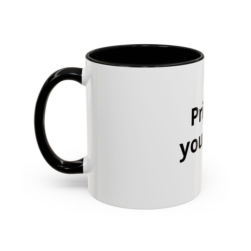 Custom Accent Coffee Mug - 11/15oz