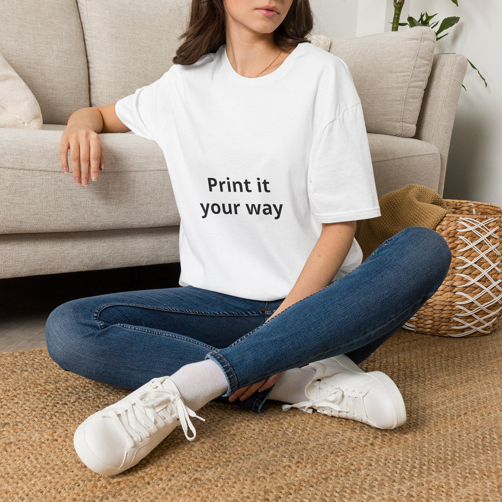 Custom Print T-Shirt — customizable Graphic Tee