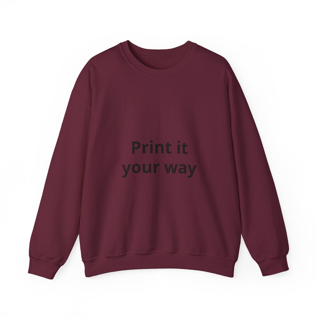 Customizable Crewneck Sweatshirt