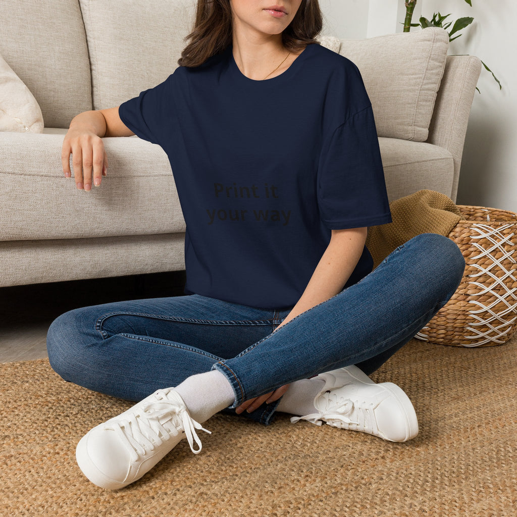 Custom Print T-Shirt — customizable Graphic Tee