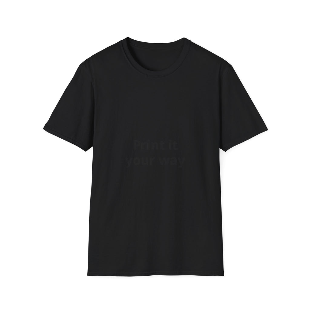 Custom Print T-Shirt — customizable Graphic Tee