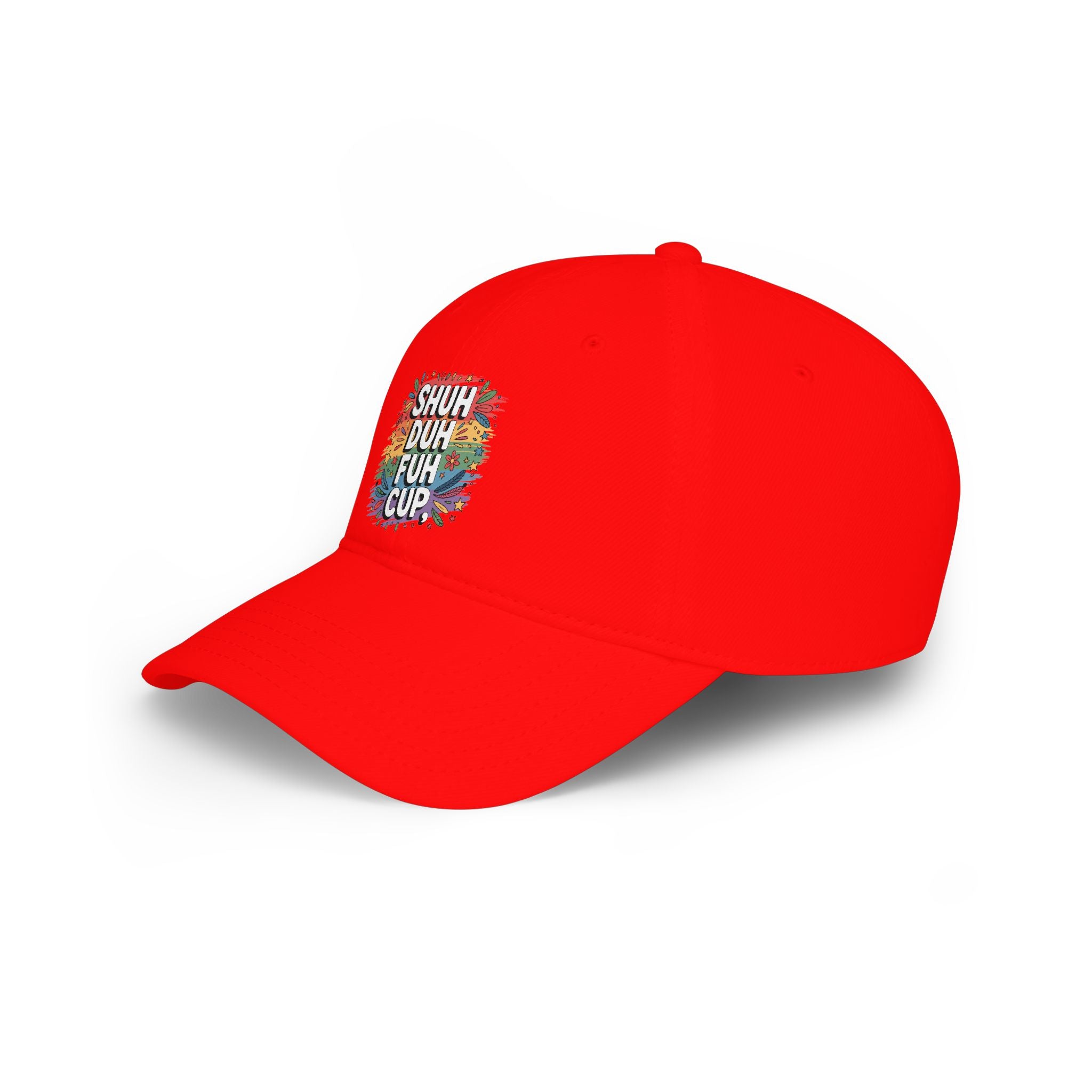 Shuh Duh Fuh Cup Baseball Cap — Funny Colorful Dad Joke Hat